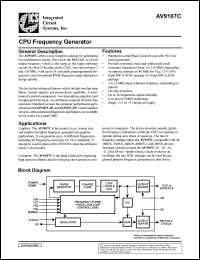 AV9107C-11CS14 Datasheet