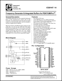 ICS9147F-16 Datasheet