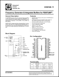 ICS9148F-32 Datasheet