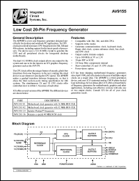 ICS9155-23N20 Datasheet