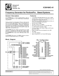 ICS9169CM-27 Datasheet