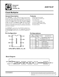 ICS9170-07CS08 Datasheet