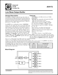 ICS9172-03CW16 Datasheet