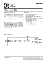 AV9173-01CS08 Datasheet
