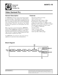 ICS9173-15CN08 Datasheet