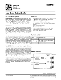 ICS9176M-01 Datasheet