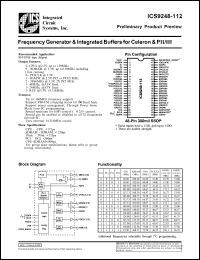 ICS9248F-61 Datasheet