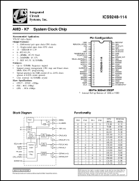 ICS9248F-101-T Datasheet