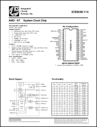 ICS9248F-127-T Datasheet