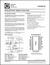 ICS9248BF-55 Datasheet