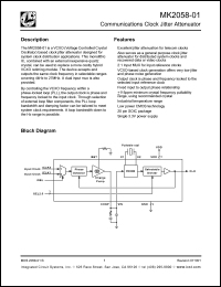 MK2058-01SITR Datasheet