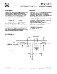 MK2059-01SITR Datasheet