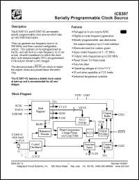 ICS307M-01T Datasheet
