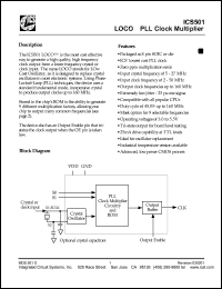 ICS501-DWF Datasheet