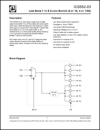 ICS552G-02T Datasheet