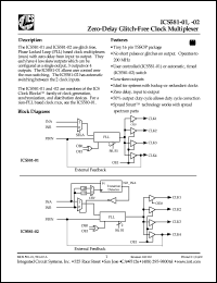 ICS581G-01 Datasheet
