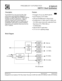 ICS650R-21IT Datasheet