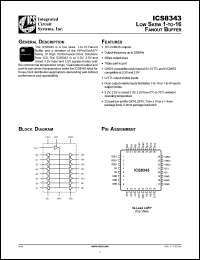 ICS8343Y Datasheet