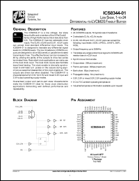 ICS8344BYI Datasheet