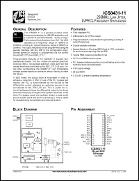 ICS8431CM-01T Datasheet