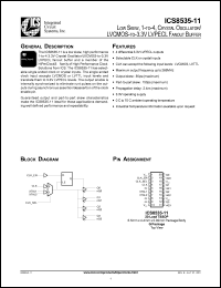 ICS8535AG-11 Datasheet
