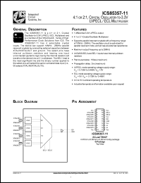 ICS85357AG-11 Datasheet