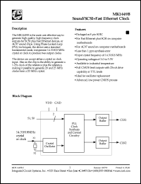 MK1449SITR Datasheet