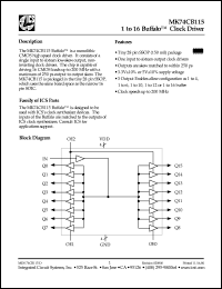 MK74CB115RTR Datasheet