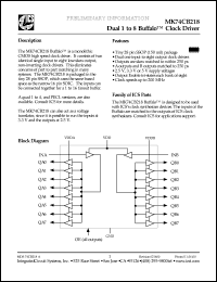 MK74CB218RTR Datasheet