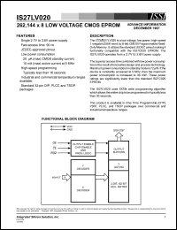 IS27LV020-90PLI Datasheet