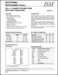 IS41LV44054-60JI Datasheet
