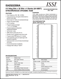 IS42S32200A-7TI Datasheet