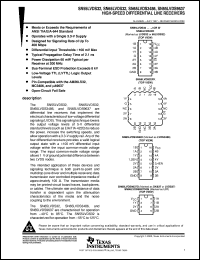 SNJ55LVDS32W Datasheet