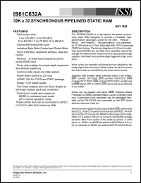 IS61C632A-6PQ Datasheet