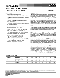 IS61LV6432-177TQI Datasheet