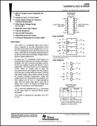 L293DDWPTR Datasheet