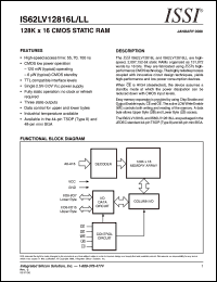 IS62LV12816L-70TI Datasheet