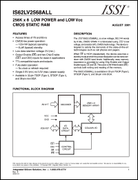 IS62LV2568ALL-85BI Datasheet