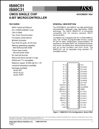 IS80C31-24PLI Datasheet
