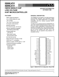 IS80LV51-24PQI Datasheet
