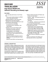 IS82C600-9BI Datasheet