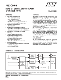 IS93C56-3GI Datasheet