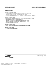 KMM366S1623BT-G8 Datasheet