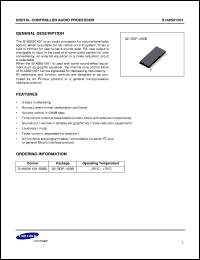 S1A0501X01-S0B0 Datasheet