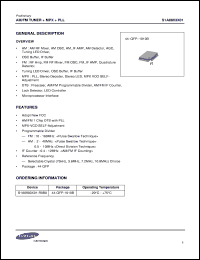 S1A0903X01-R0B0 Datasheet