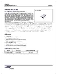 S1A0905-S0B0 Datasheet