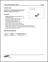 KA2213 Datasheet