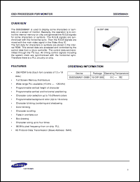 S5N8943B Datasheet