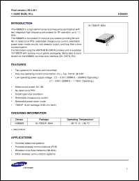 S1T8501X01-D0B0 Datasheet