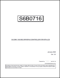 S6B0716X11-C0C8 Datasheet